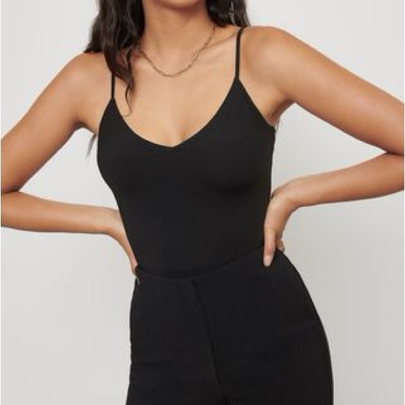 Dynamite Sienna Crop Tank - Black - Picture 1 of 3